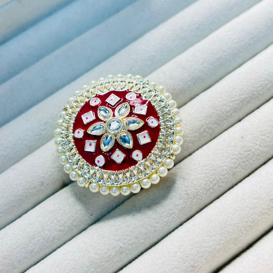 Meher Red Ring