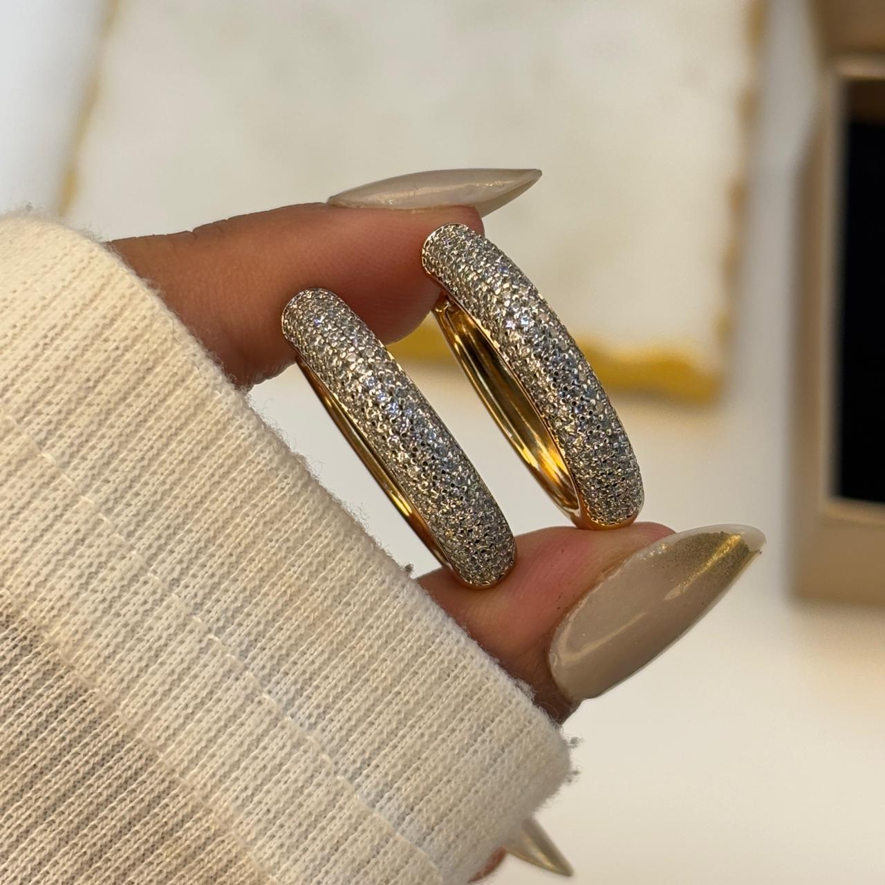 Luxe Round Hoop Earrings