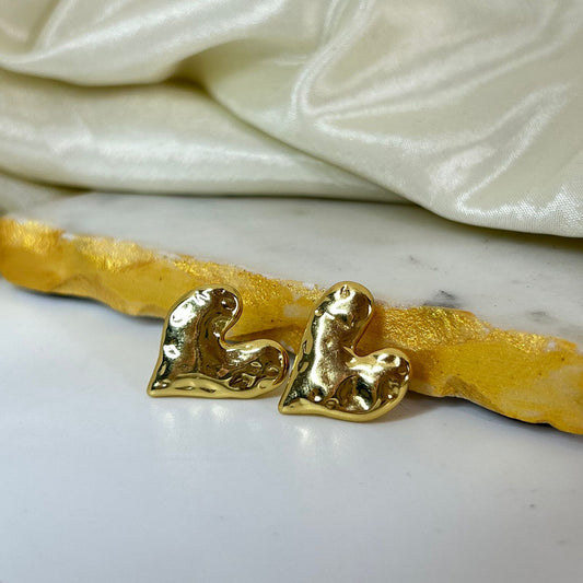 Molten Heart Earrings