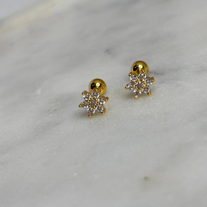 Flora Flatback Earrings