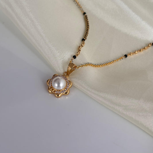 Pearl Floral Mangalsutra