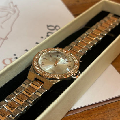 MK Premium Dual Tone D-Cut Watch