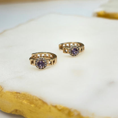 Celeste Mini Luxe Hoop Earrings