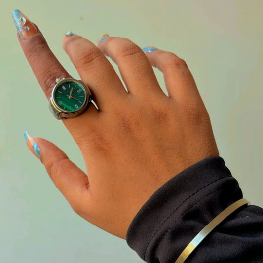 Victoria Ring Watch (Silver)