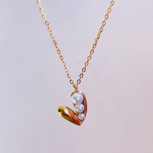 Pearl Heartie Necklace