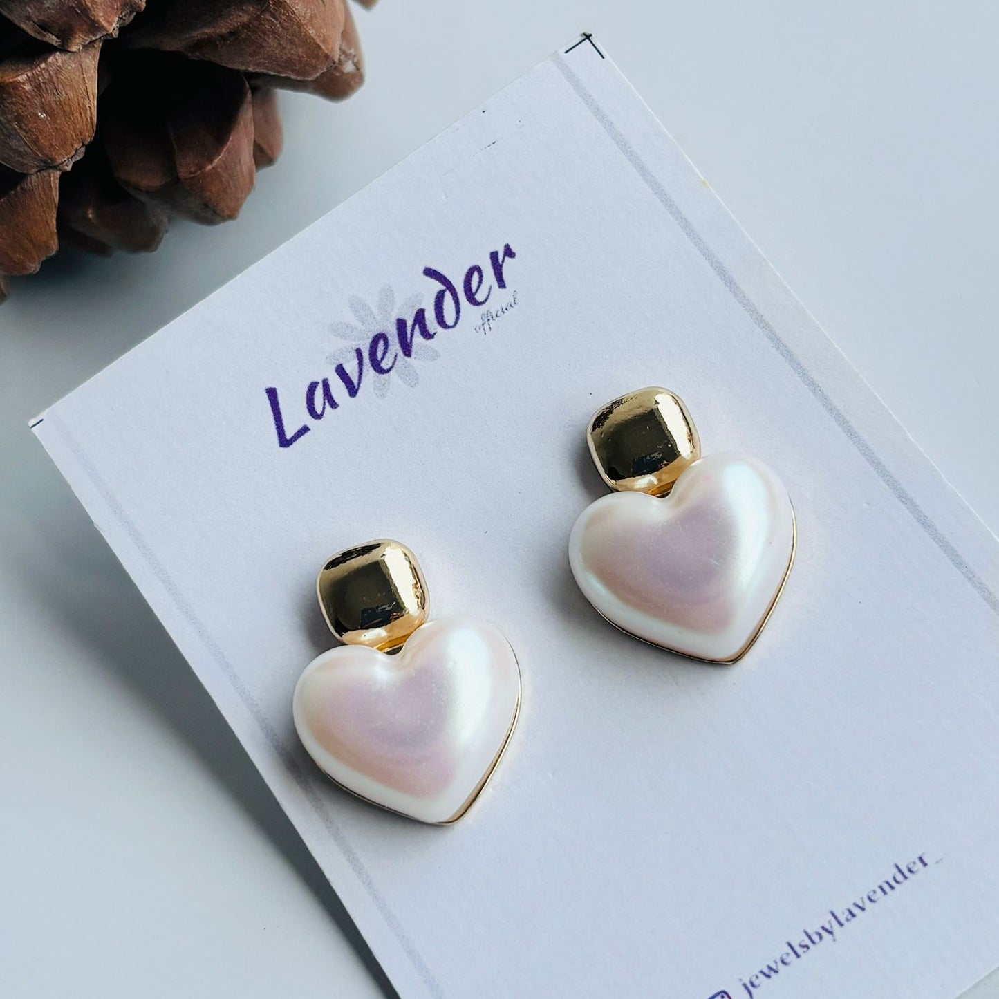 Pearl Heart Dreamy Earrings