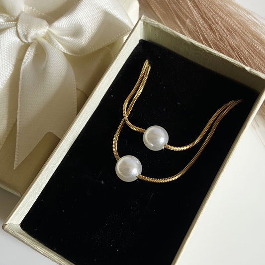 Pearl Layered Necklace