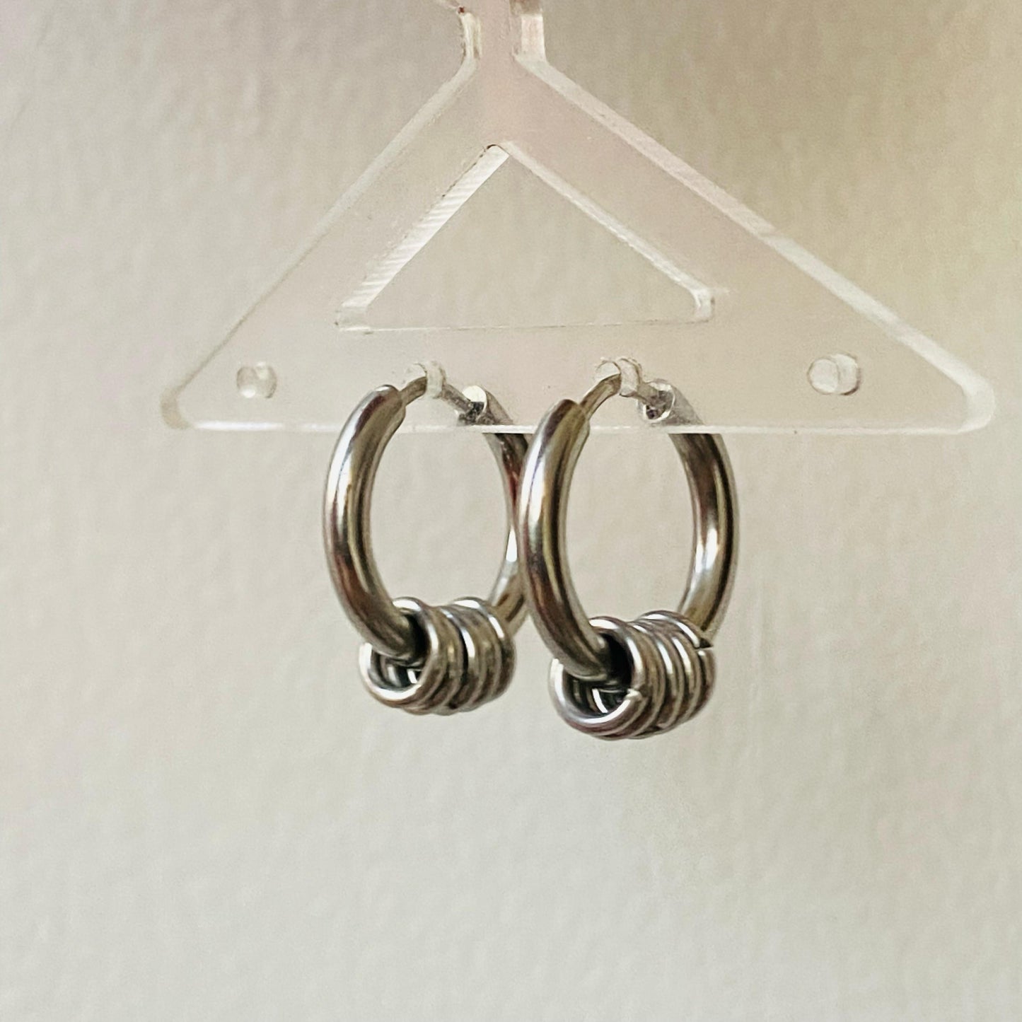 Ring Silver Hoops