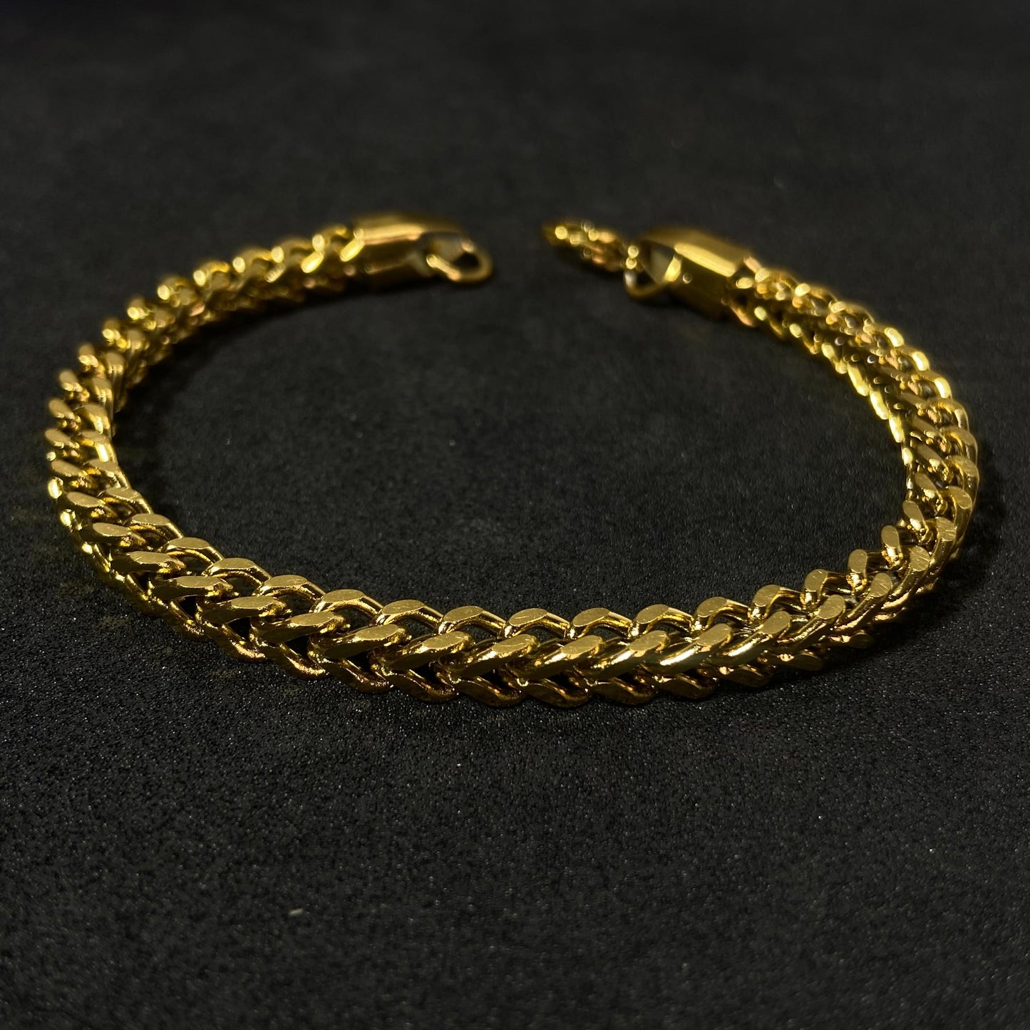 Athens 18K Gold Plated Chain Bracelet