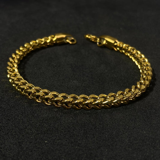 Athens 18K Gold Plated Chain Bracelet