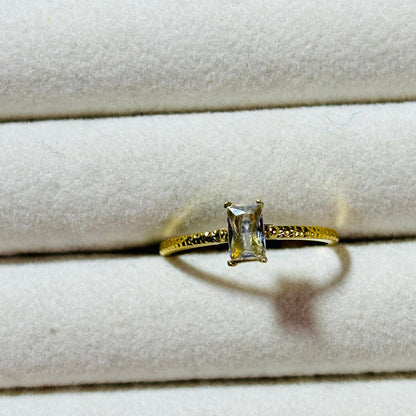 Quad Solitaire Ring •