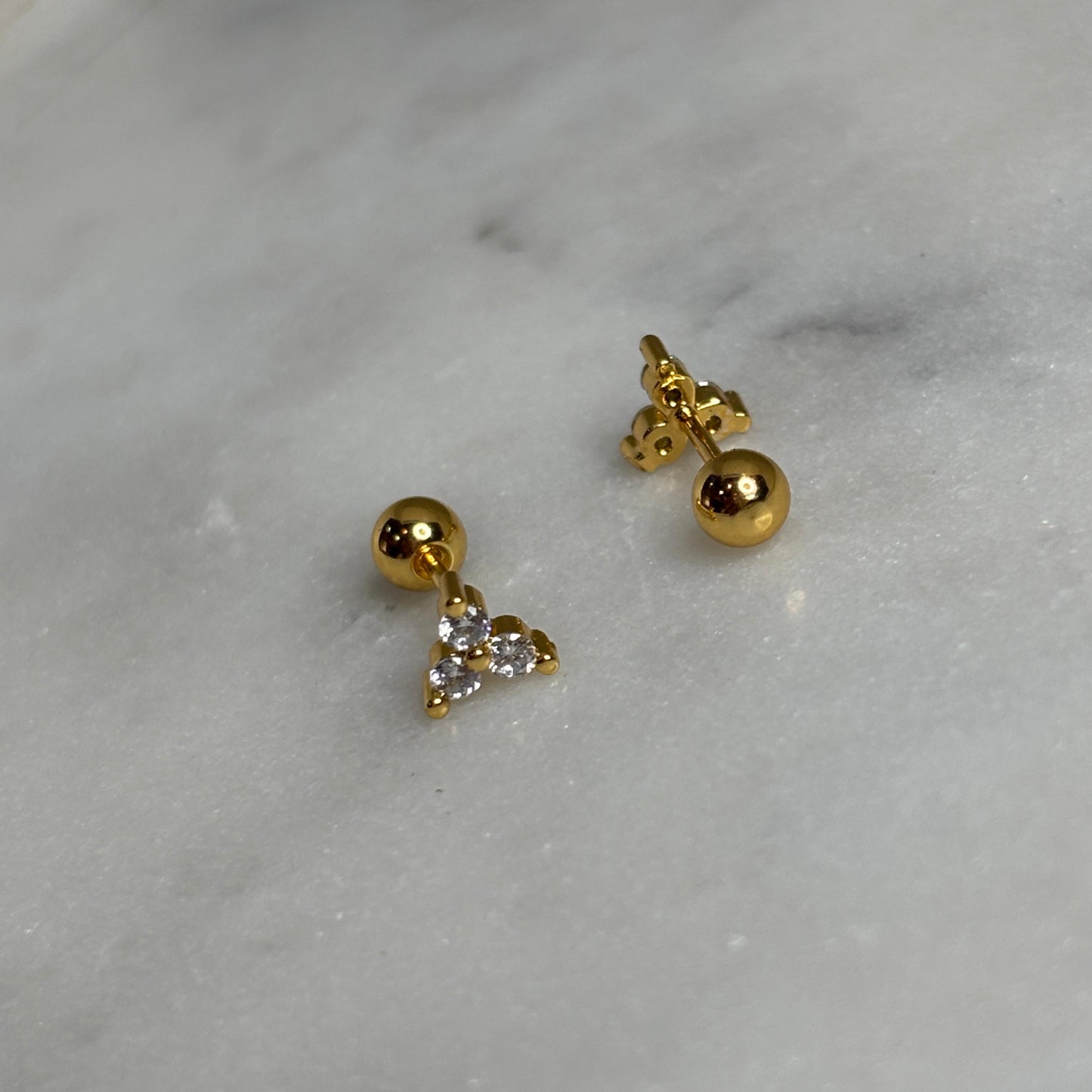 Tria Flatback Earrings