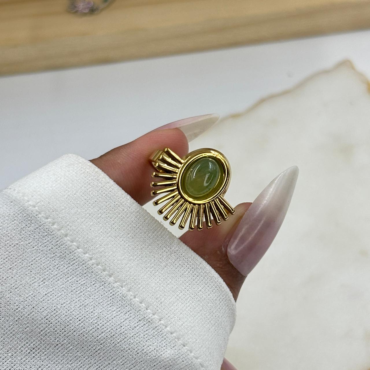 Olive Ray Ring