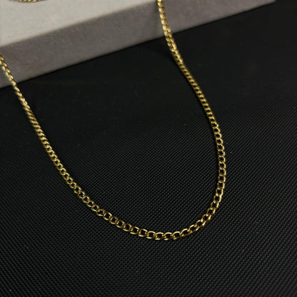 Cuban Gold-Plated Men's Chain 2.5mm