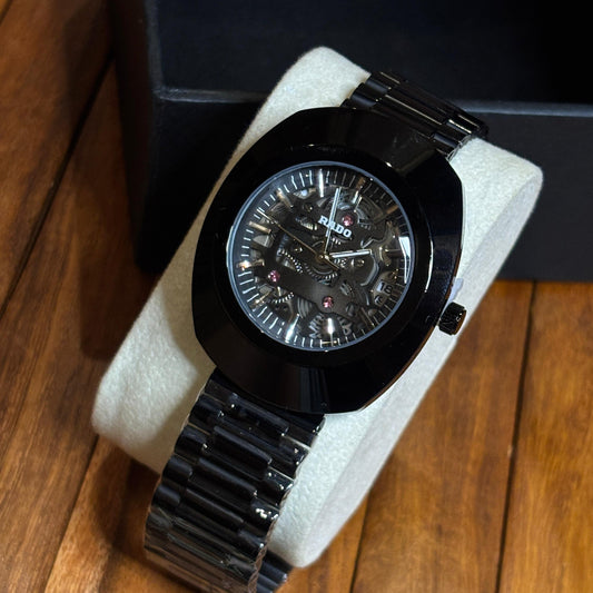 Ra-do Black Skeleton Watch