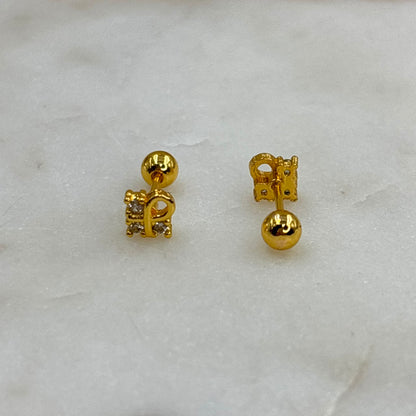 Fern Flatback Earrings