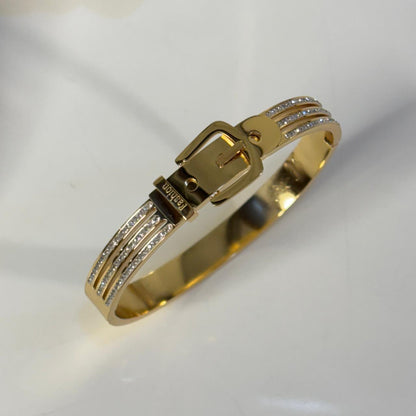 Studded Belt Bracelet