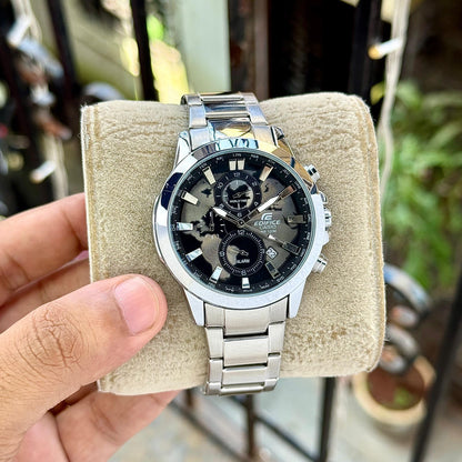 Edifice Casio WR 100M ( SILVER )