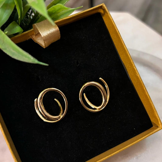 Swirled Luxe Earrings