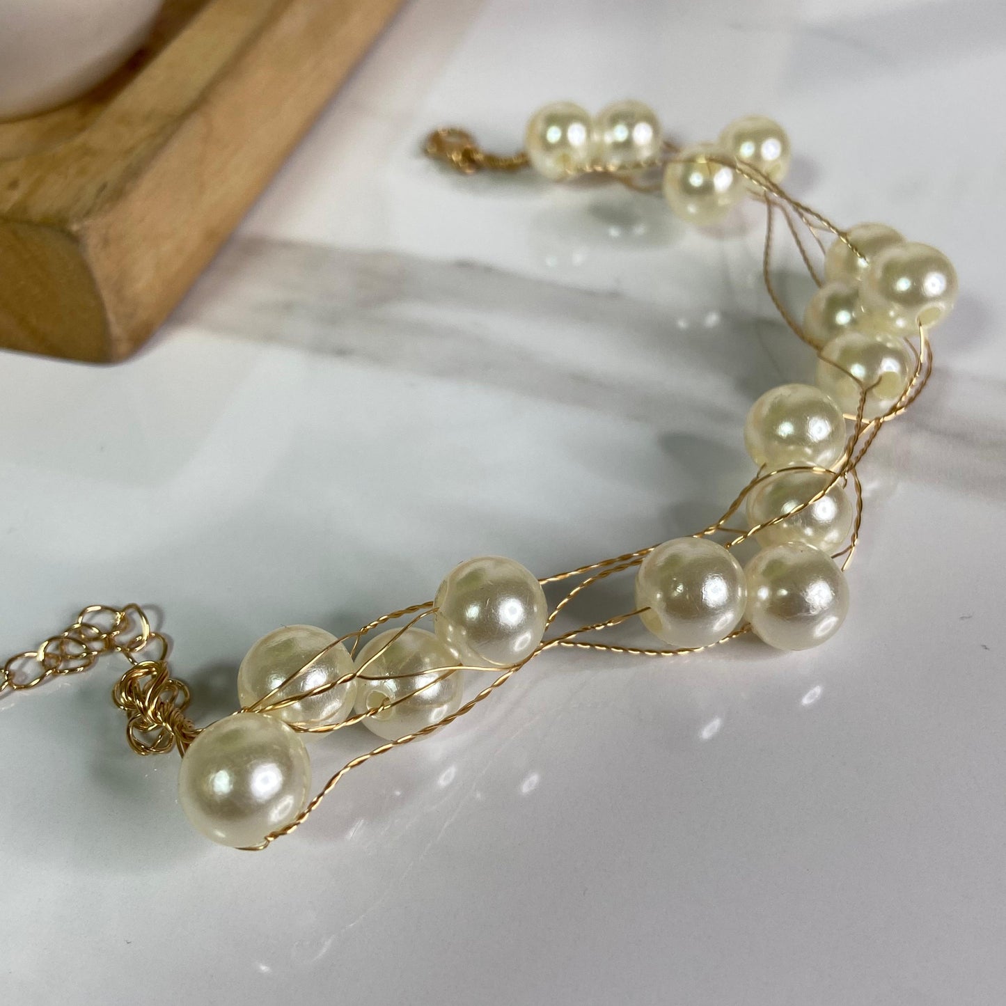 Multi-Strand Pearl Bracelet