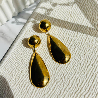 Ball Drop Statement Earrings