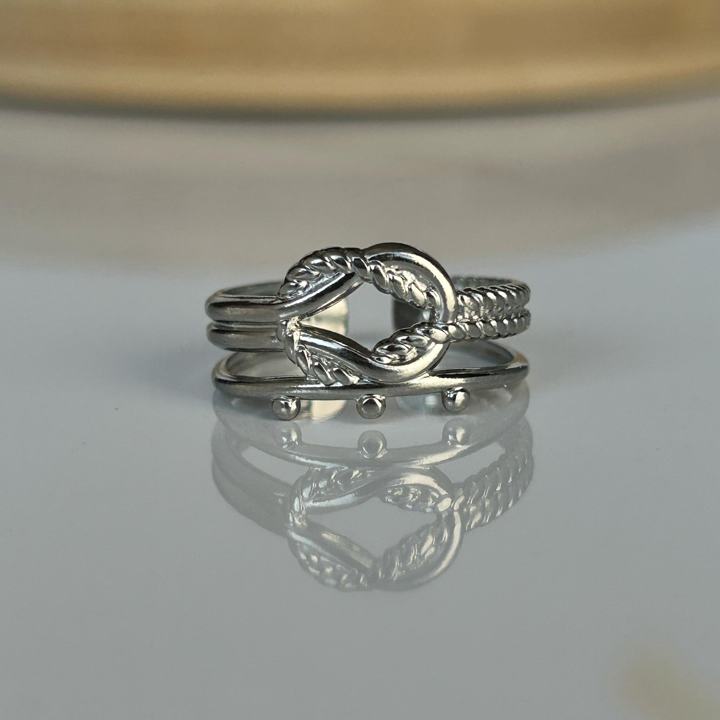 Azure Silver Ring