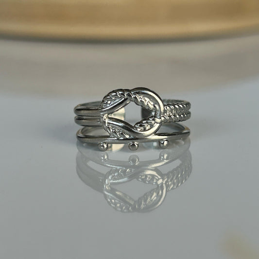 Azure Silver Ring