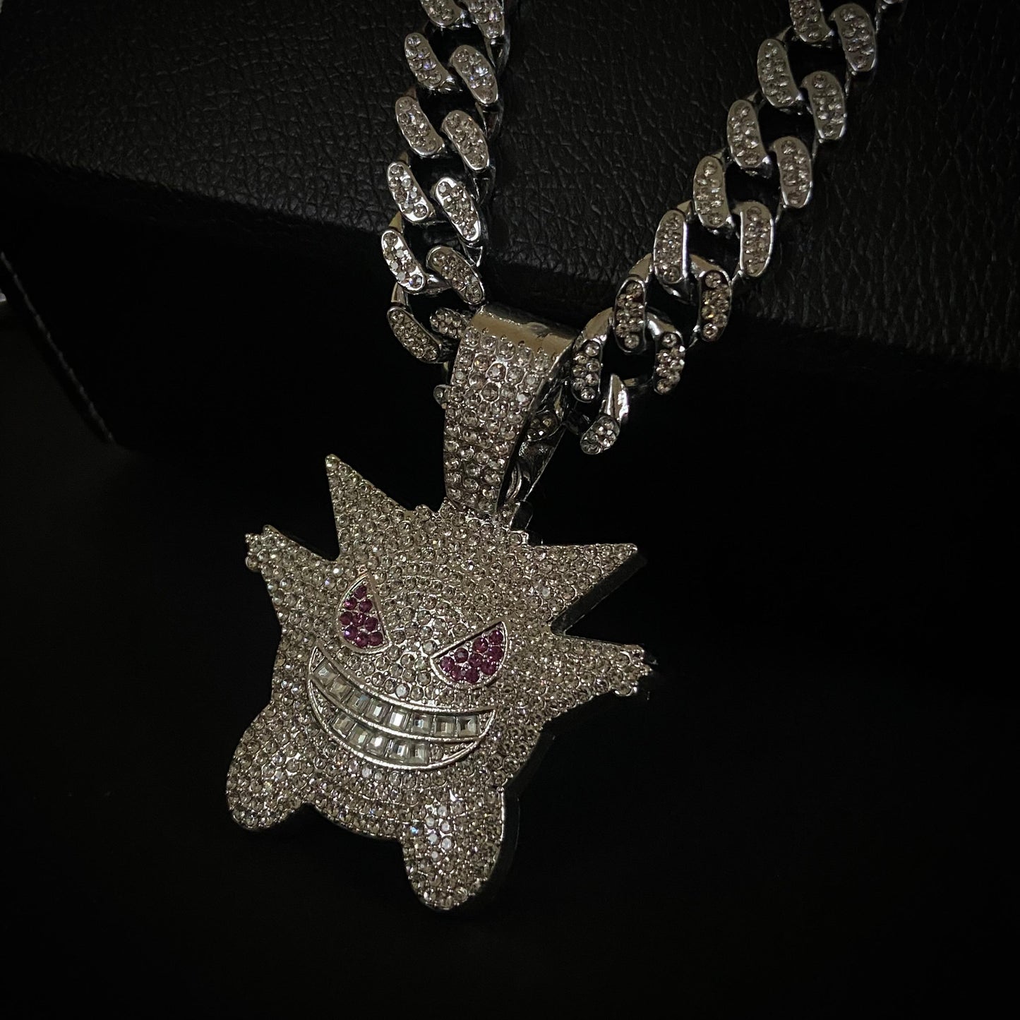 Gengar Pokémon ICED Out Neckchain