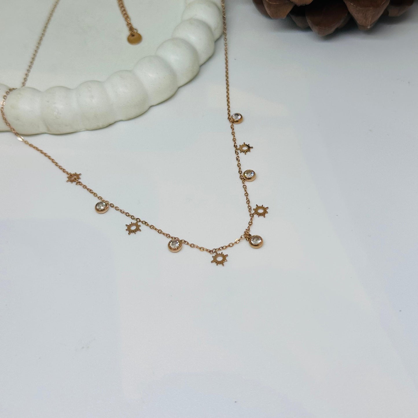 Minimal Sunshine Necklace