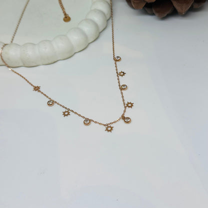 Minimal Sunshine Necklace