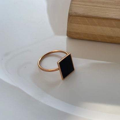 Square Classic Ring