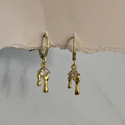 Hot Drip Huggies Earrings