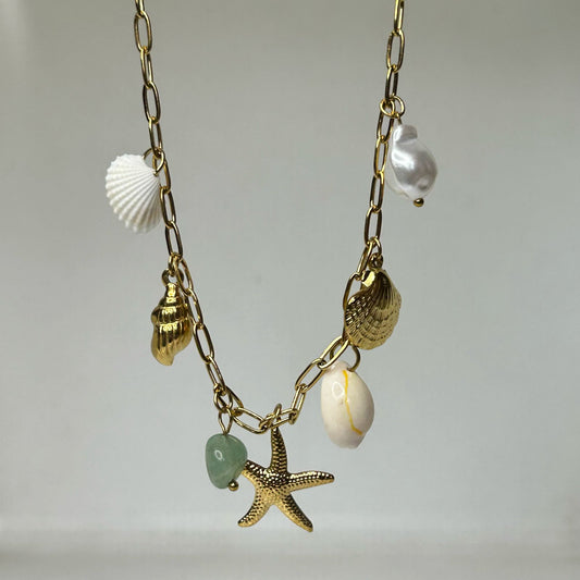 Maurice Beach Charm Necklace