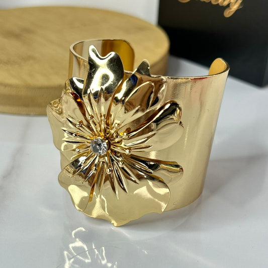 Golden Bloom Cuff