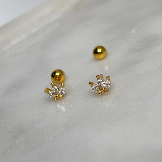 Brewy Flatback Earrings