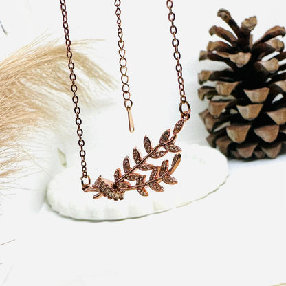 Leaf Knot Necklace