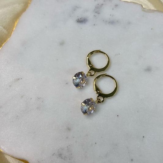 Round Crystal Huggies