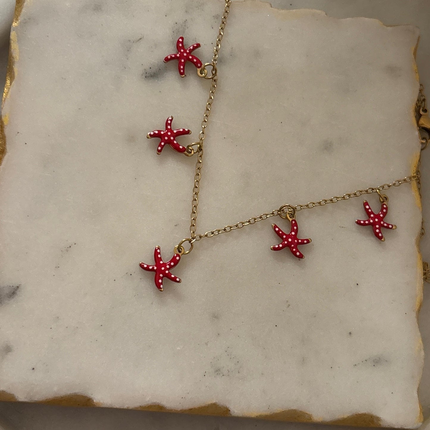Red Star Beach Necklace