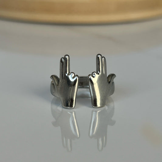 Whistle Silver Ring