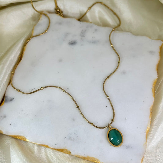 Teal Opal Necklace