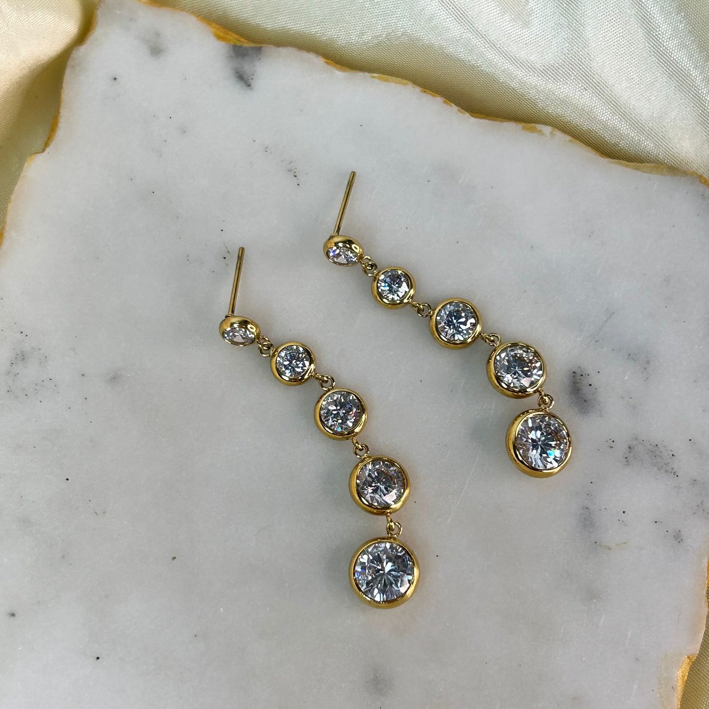 Shiny 18K Luxe Earrings