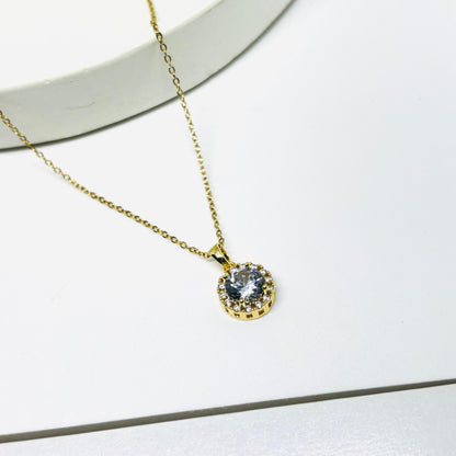 Aisha Solitaire Necklace