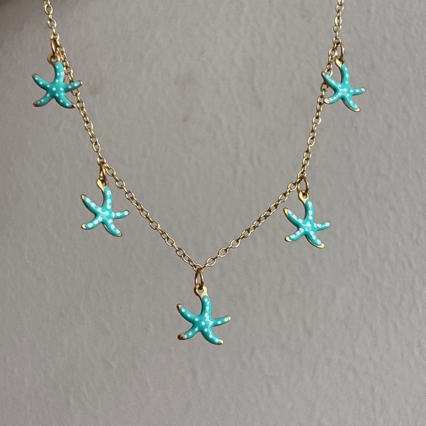 Ocean Blue Star Necklace