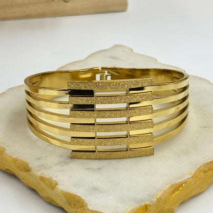 Gold Nior Chunky Bracelet