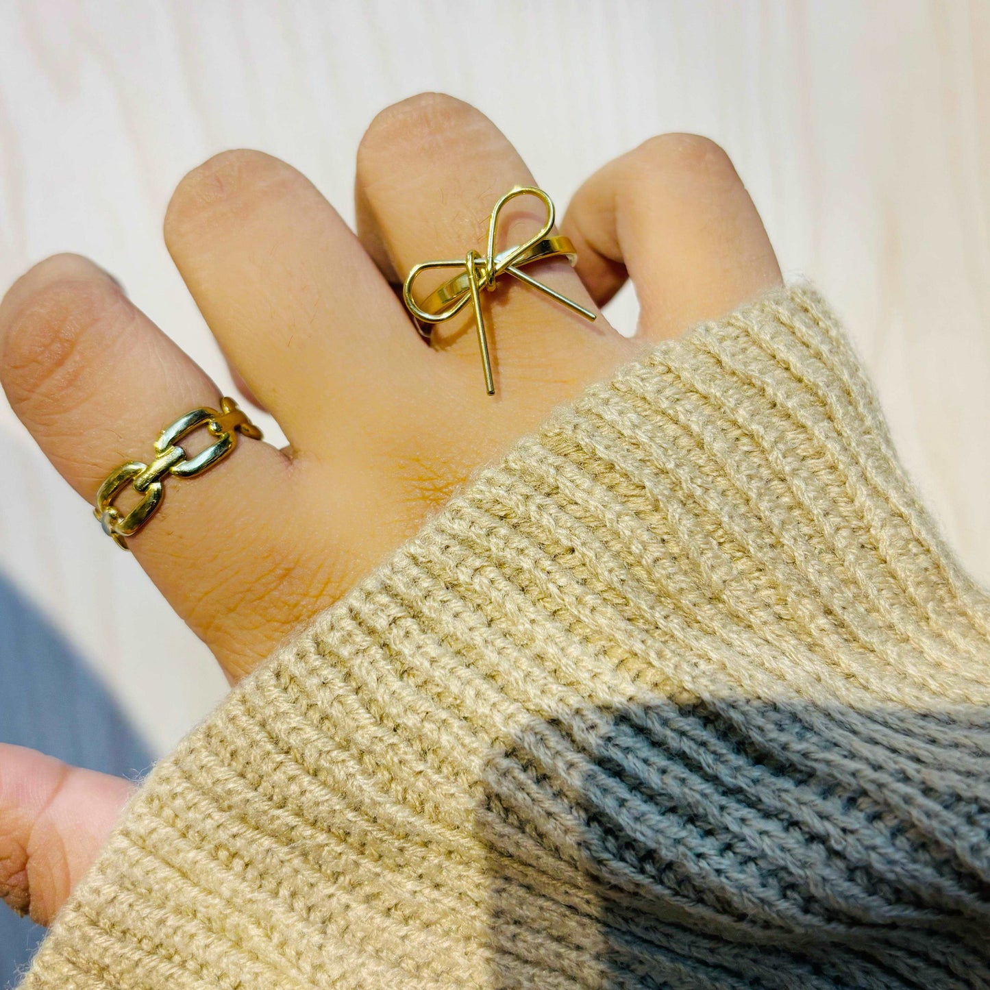 Ashley 18K Bow Ring