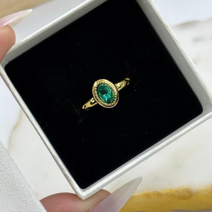 Emerald Elara Ring