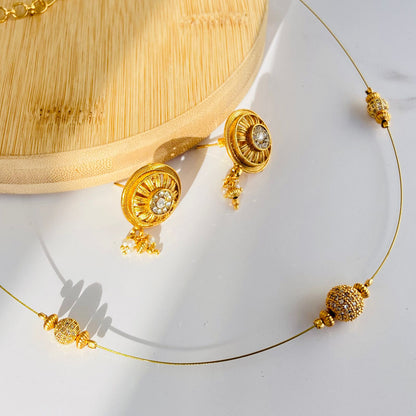 Matar Mala Invisible Chain Choker Set