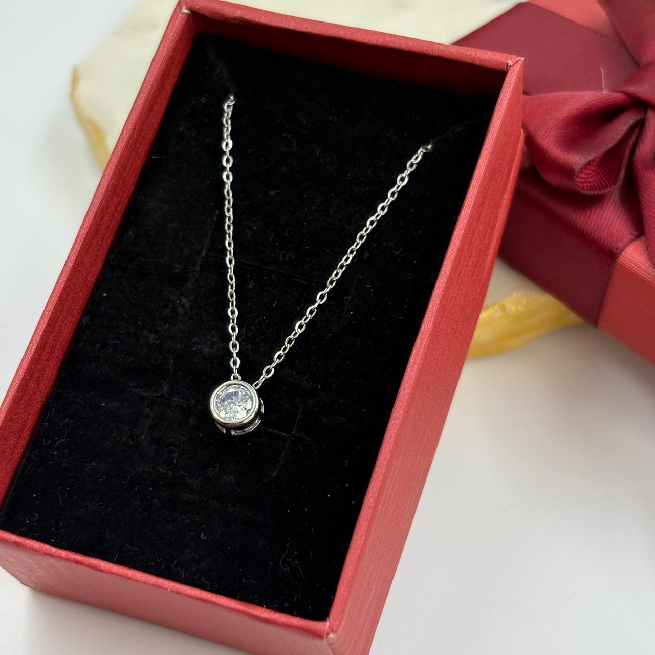 Dainty Elara Necklace ( Silver)