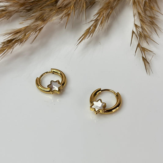 White Star Mini Hoops