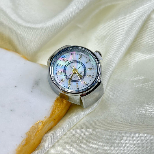 Emirati Ring Watch (Silver)